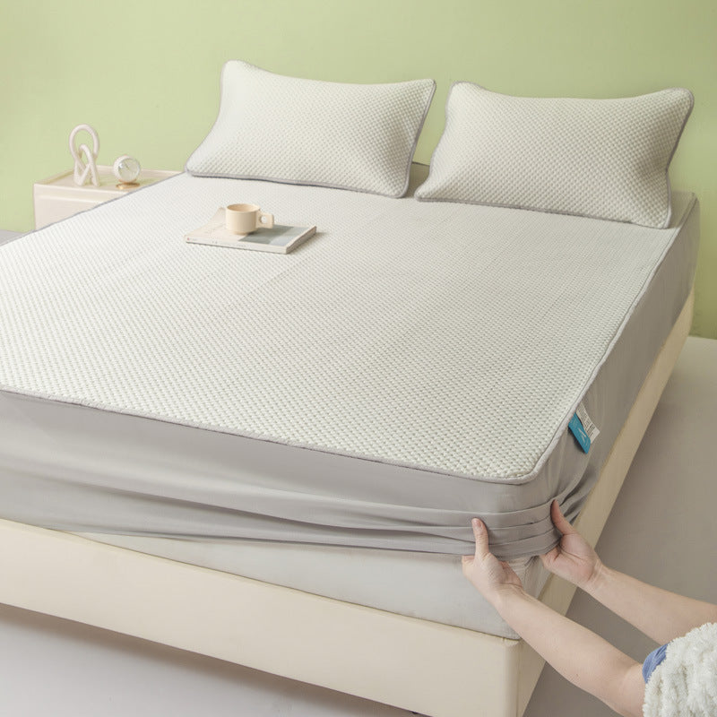 Fitted Sheet Machine Washable Single Double Soft Mat