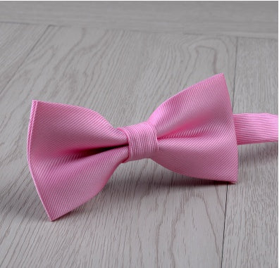 Solid Color Male Red Groom Formal Tie