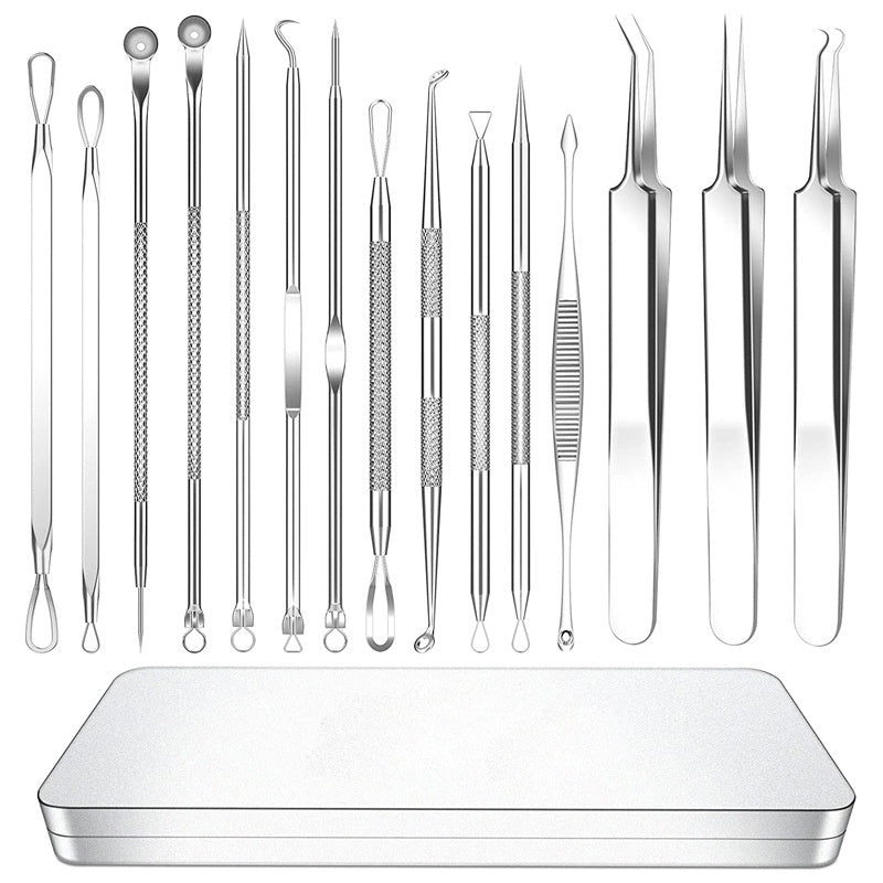 Stainless Steel Acne Needle Kit – Blackhead & Pimple Extractor Beauty Tools