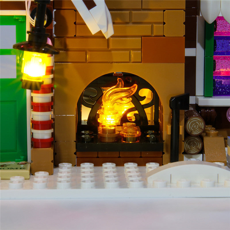 LED String Light Kit for Gingerbread House 10267 Model (Lights Only)