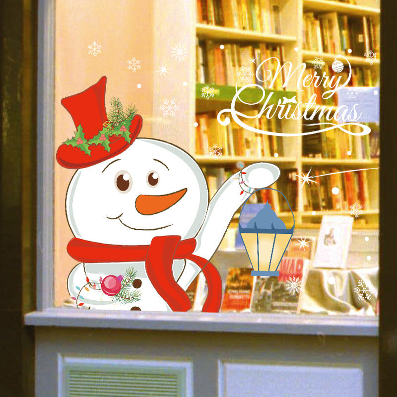 Self-adhesive Decorative Festive Christmas Wall Stickers