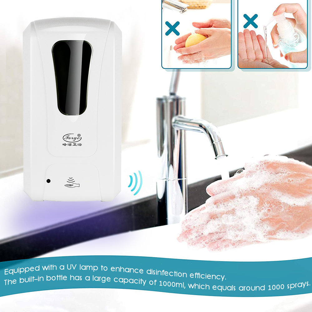 Hand Soap Dispenser Box – Refillable Soap Pump Container for Bathroom and Kitchen Use