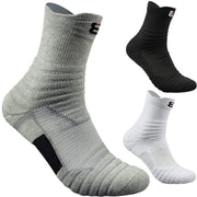 Pure Color Cotton Blend Socks