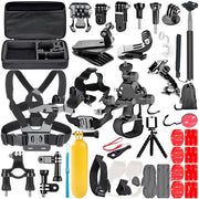 GoPro Accessories Set – Universal Chest Strap, Helmet Mount & Tripod Kit for GoPro Hero 2/3/4 and Apple-Compatible Devices