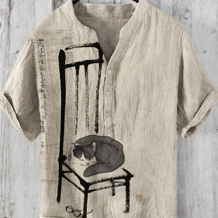 Unisex 3D Digital Animal Short Sleeve Polyester Tee