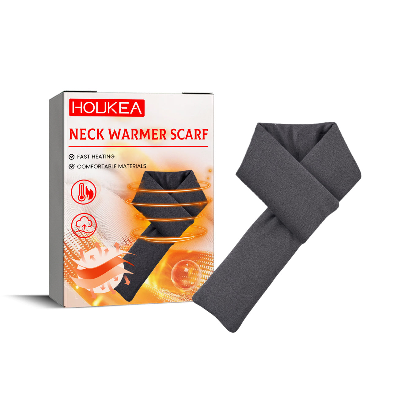 Winter Heating Scarf with Neck Protection
