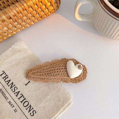 Sweet And Versatile Cartoon Bangs Broken Hair Clip Headwear