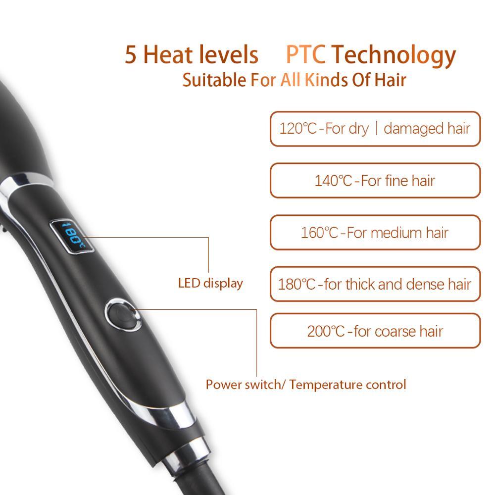 Hair Straightener & Negative Ion Curler – 2-in-1 Styling Tool