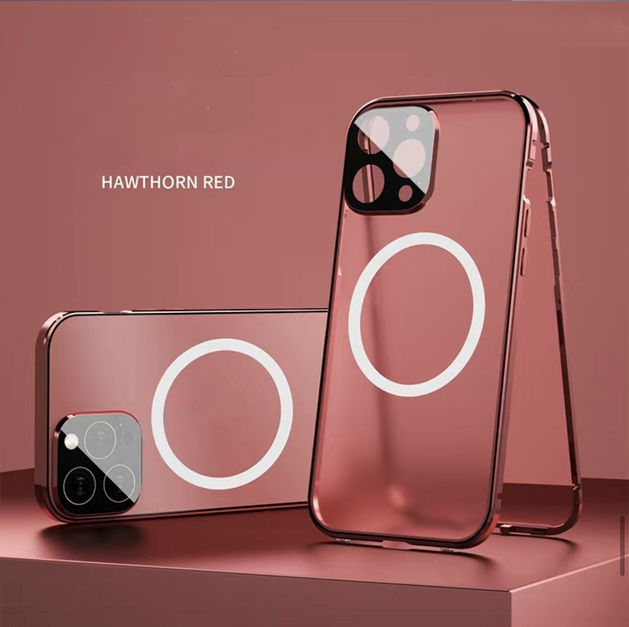 New Phone Case Magsafe Magnetic All-inclusive Double-sided Glass Anti-fall Shell