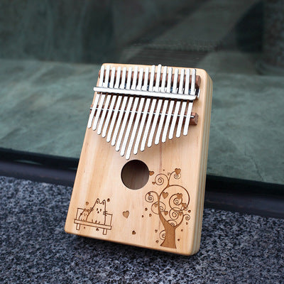 17-tone thumb piano finger piano