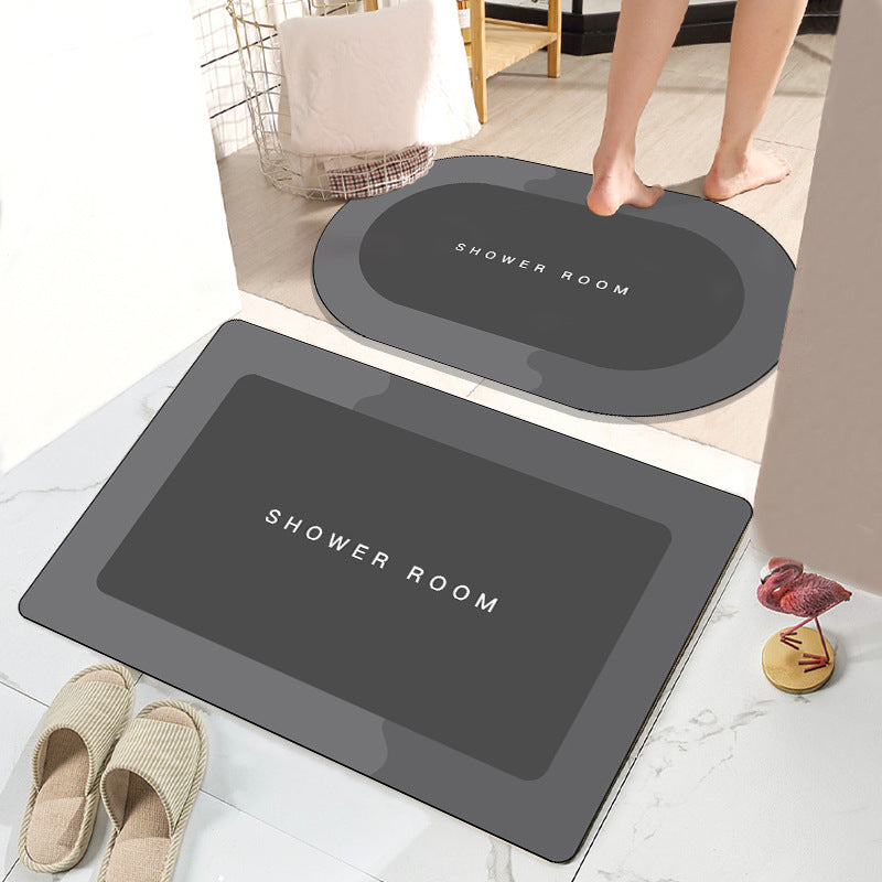 Non-Slip Absorbent Bathroom Mat – Quick-Dry Soft Floor Rug