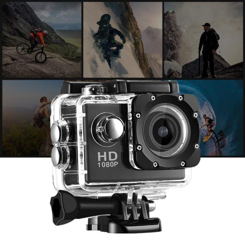 1080P Waterproof Action Camera – HD Sports DV with Accessories