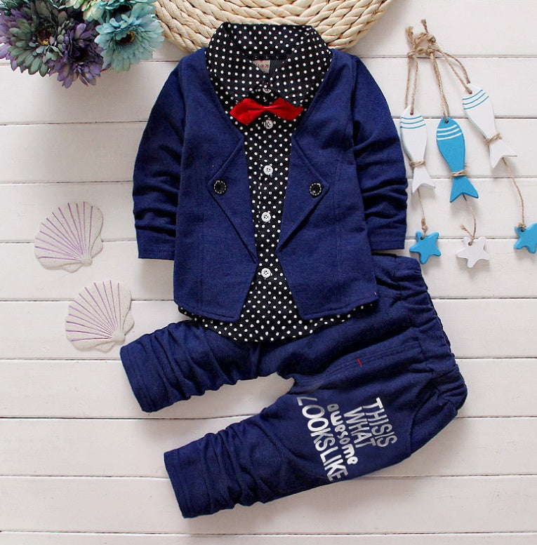 Casual Kids Sportswear Set Regular Fit Cotton Blend