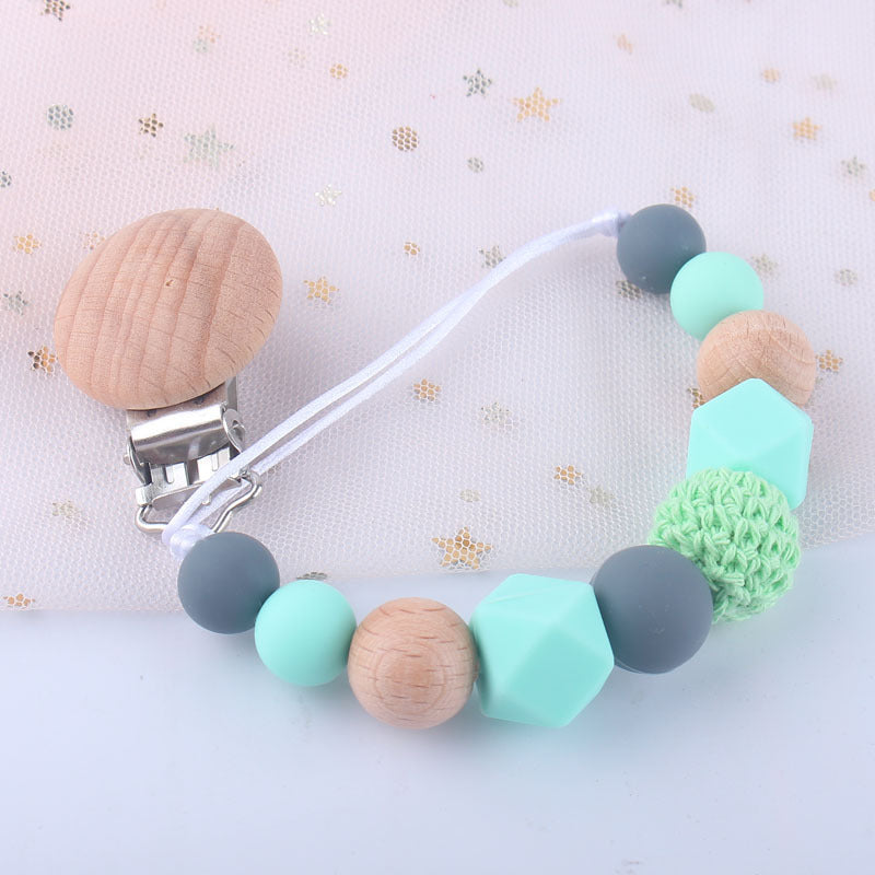 SnugLink Silicone Pacifier Clip – Safe & Stylish Baby Chain Holder