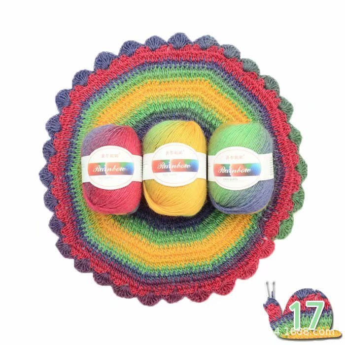 Rainbow Ball of Yarn – Colorful Knitting and Crochet Supplies