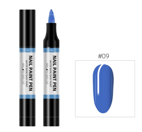 Plastic Nail Art Pen 24 Color Water Based Flower Painting