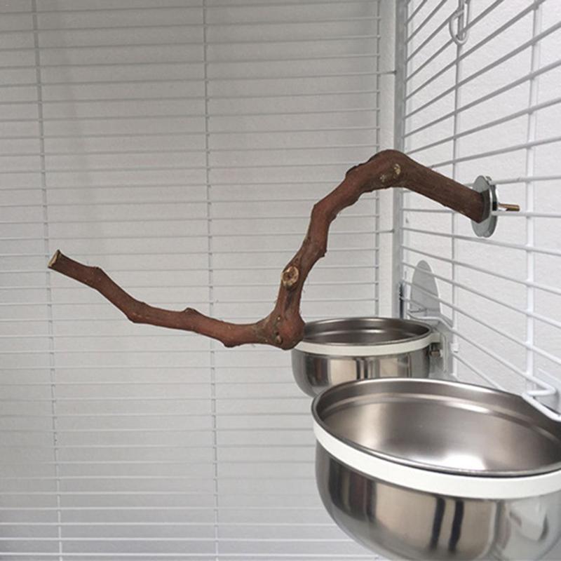 Natural Grape Wood Bird Perch Stick – Claw Grinding and Standing Branch
