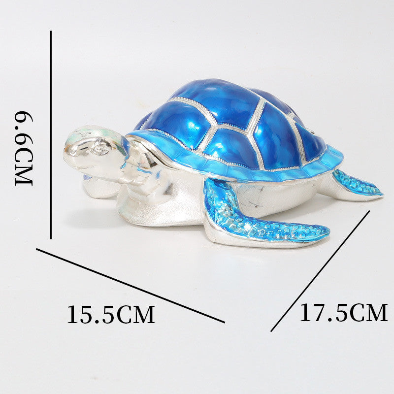 Home Creative Turtle Shaped Ashtray Ornament