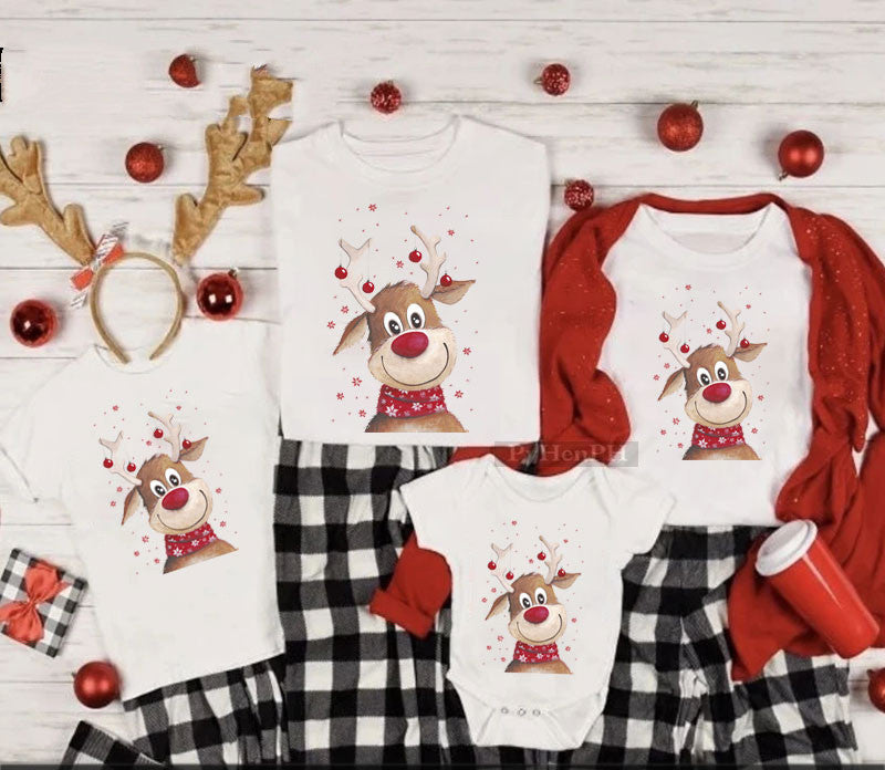 Christmas T-shirt Parent-child Outfit