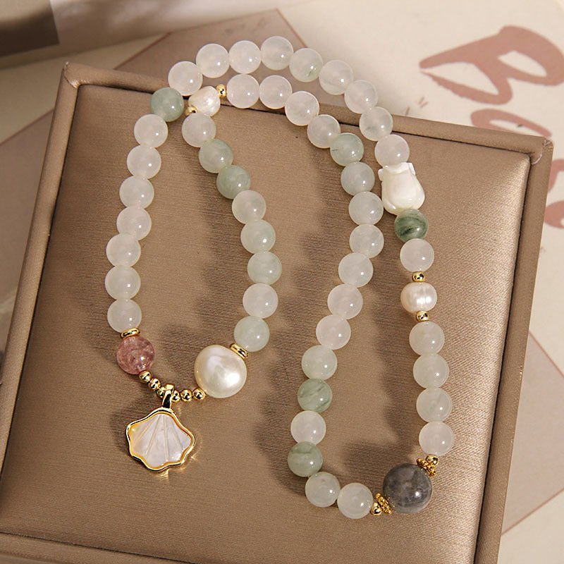 Tianshan Emerald Green Crystal Bracelet Artistic