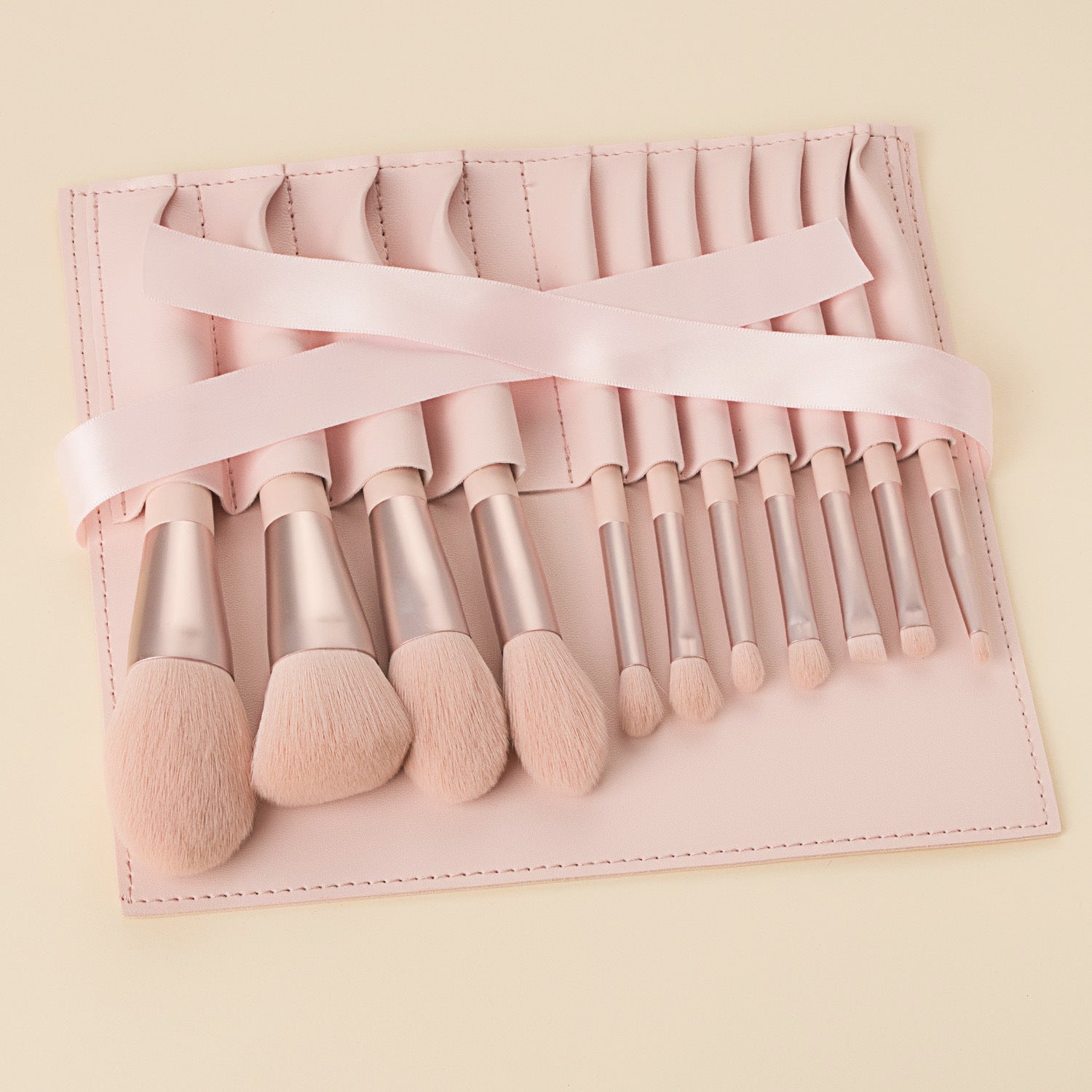 Girls Makeup Brush Kit – Portable Cosmetic Beauty Tools Set