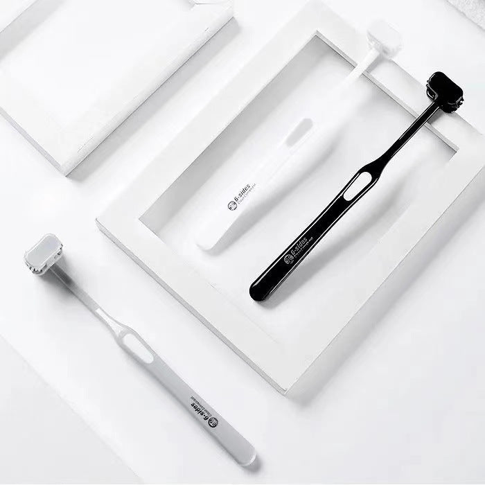 Upgraded Six-Sided Manual Toothbrush – Enhanced Cleaning