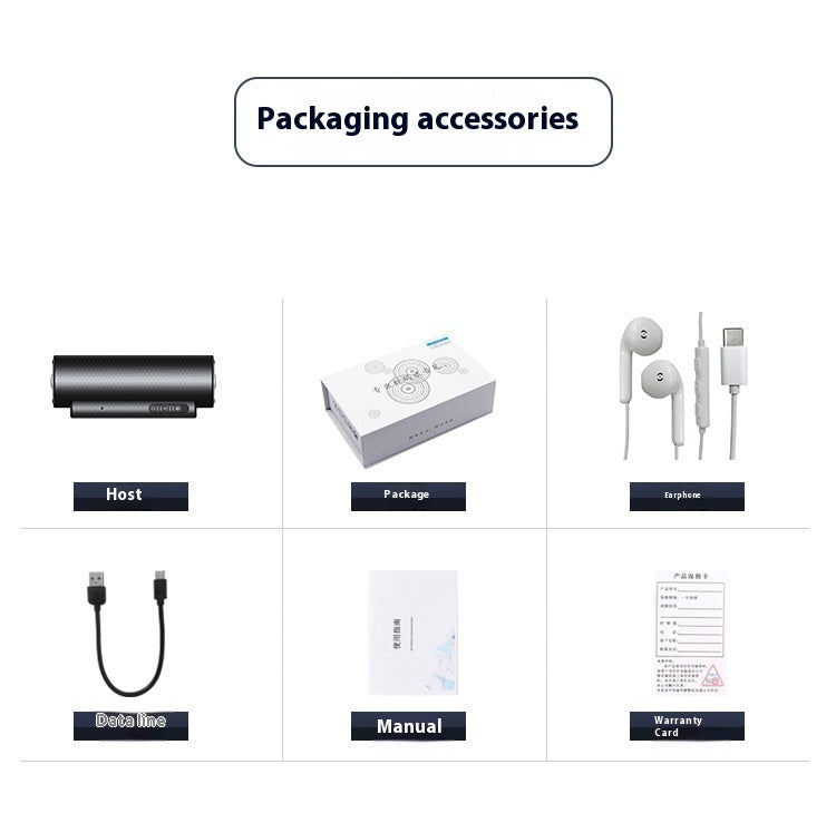 HD Noise Reduction Ultra-long Standby Voice-activated Recording Intelligent Recorder