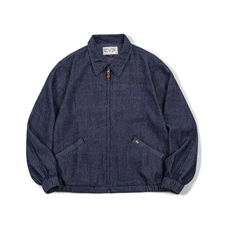 Retro Denim Loose Lapels Coat Spring And Autumn
