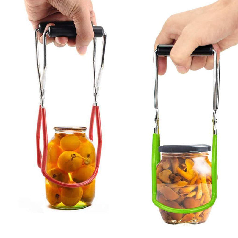 Stainless Steel Non-Slip Can & Bottle Clamp – Portable Kitchen Platter & Glass Clamp Tool