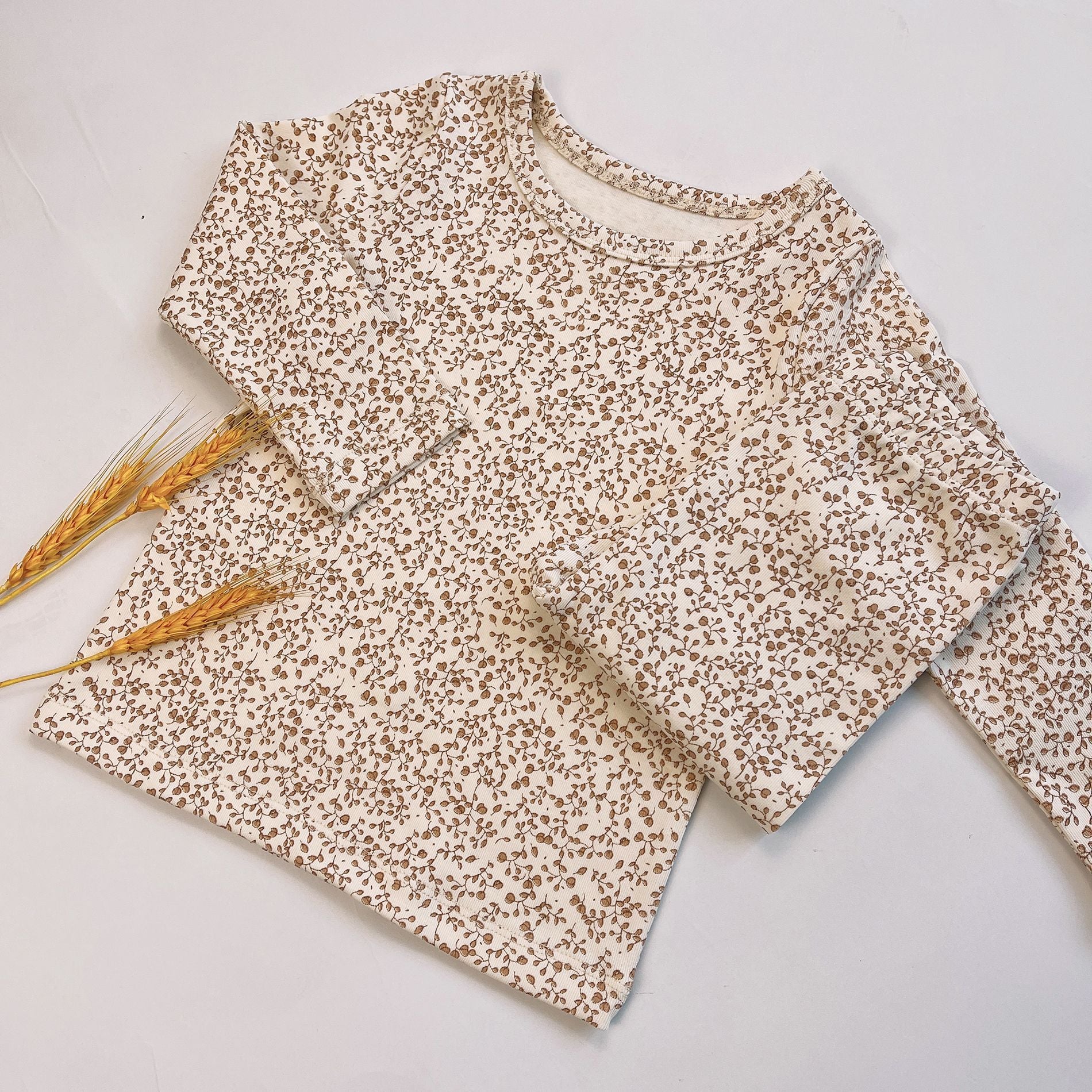 Fashion Homewear Pajamas Print Parent-Child Suit
