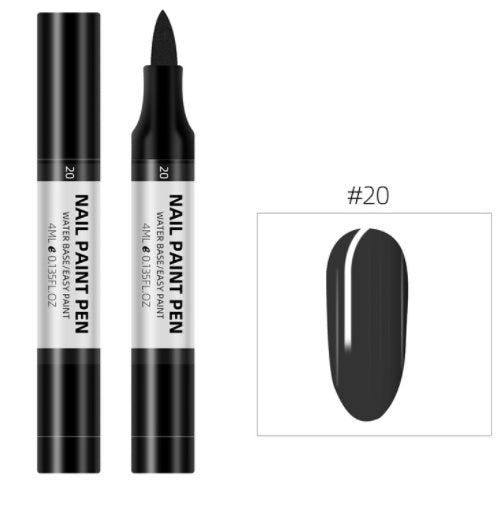 Plastic Nail Art Pen 24 Color Water Based Flower Painting