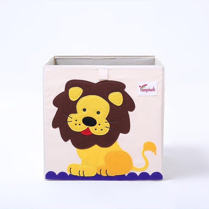 Children’s Fabric Folding Toy Storage Box – Collapsible Organizer