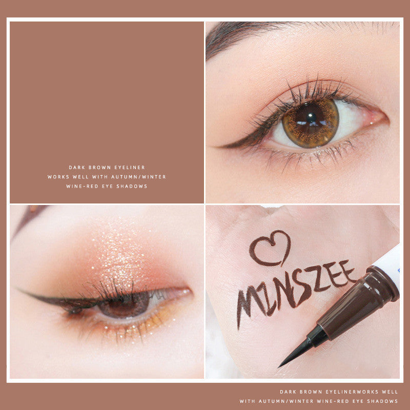 Waterproof Liquid Eyeliner Pen – Xizhi Color, Fine Tip, Long-Lasting Red