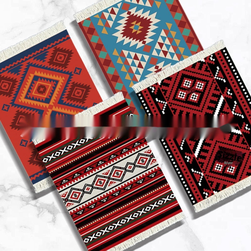 4 Sets Of Carpet Drinks Heat Insulation Coaster