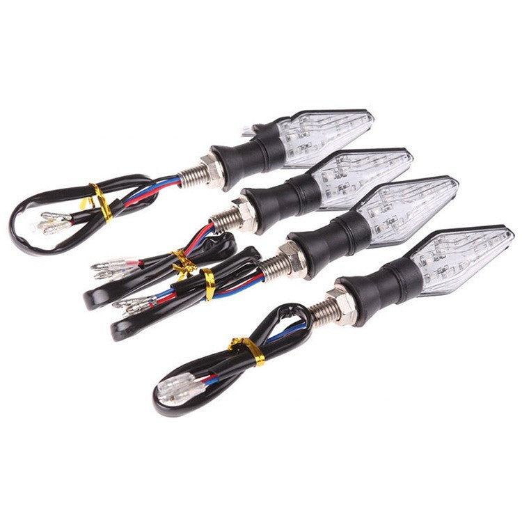Motorcycle Modified Turn Signal Double-sided Light Two-side Luminous