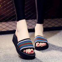 3cm Striped Blue