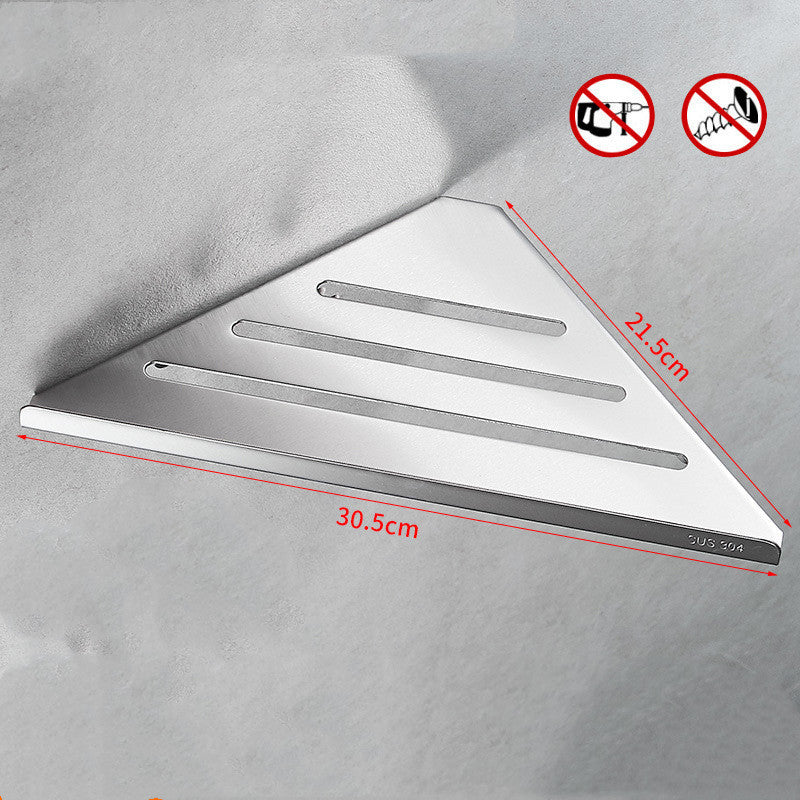 304 Stainless Steel Anti Rust Shower Gel Shelf No Drill