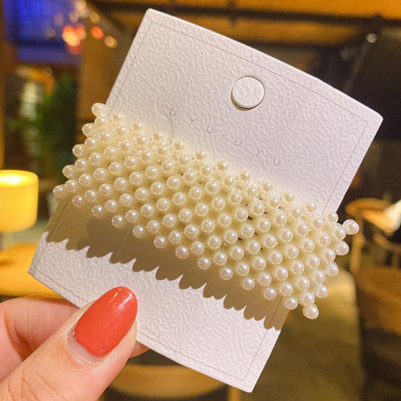 Internet Influencer Pearl Plastic Hairpin