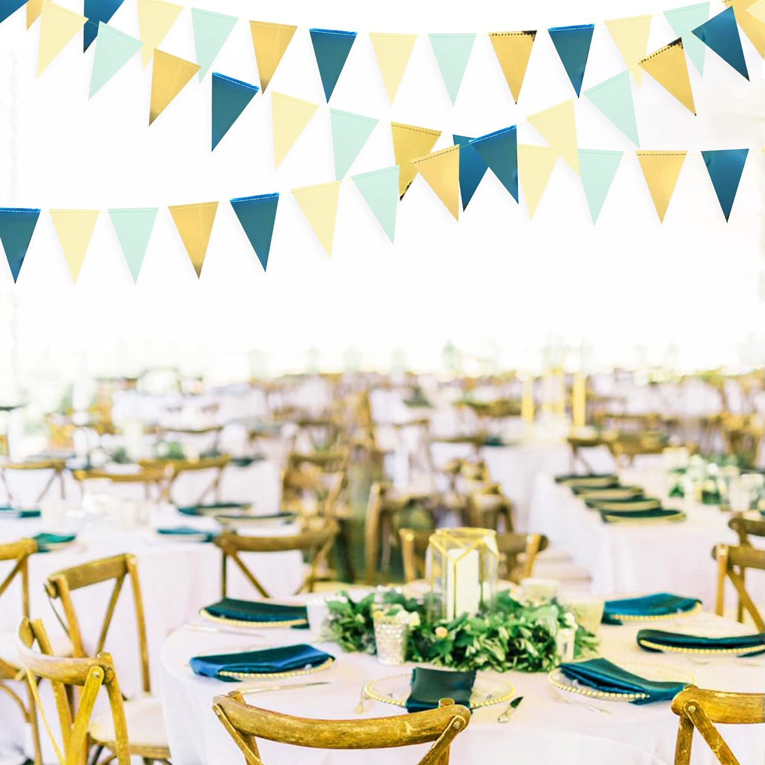 Triangle Hanging Flag Birthday Wedding Party Decoration Supplies Bunting Holiday Scene Layout Banner