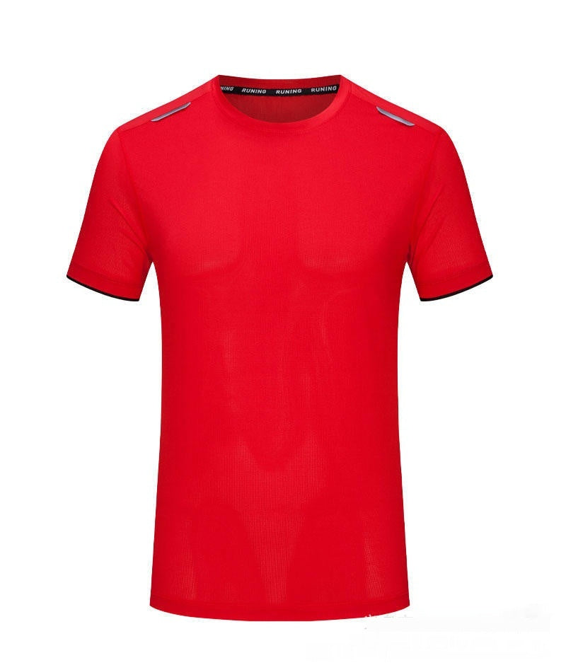 Unisex Ice Silk Quick Dry Work Tee Loose Pullover Relaxed