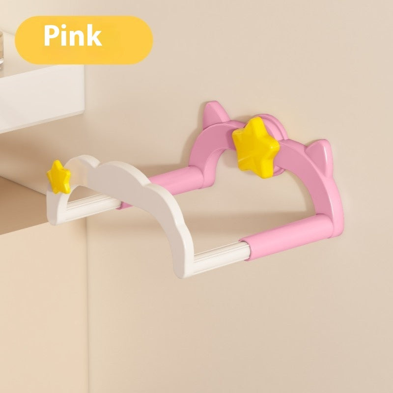 Cute Wall Hanging Punch-free Strong Load-bearing Washbasin Shelf
