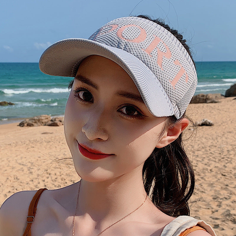 Outdoor Running & Tennis Visor – Unisex Sun Cap for Sports & Fitness