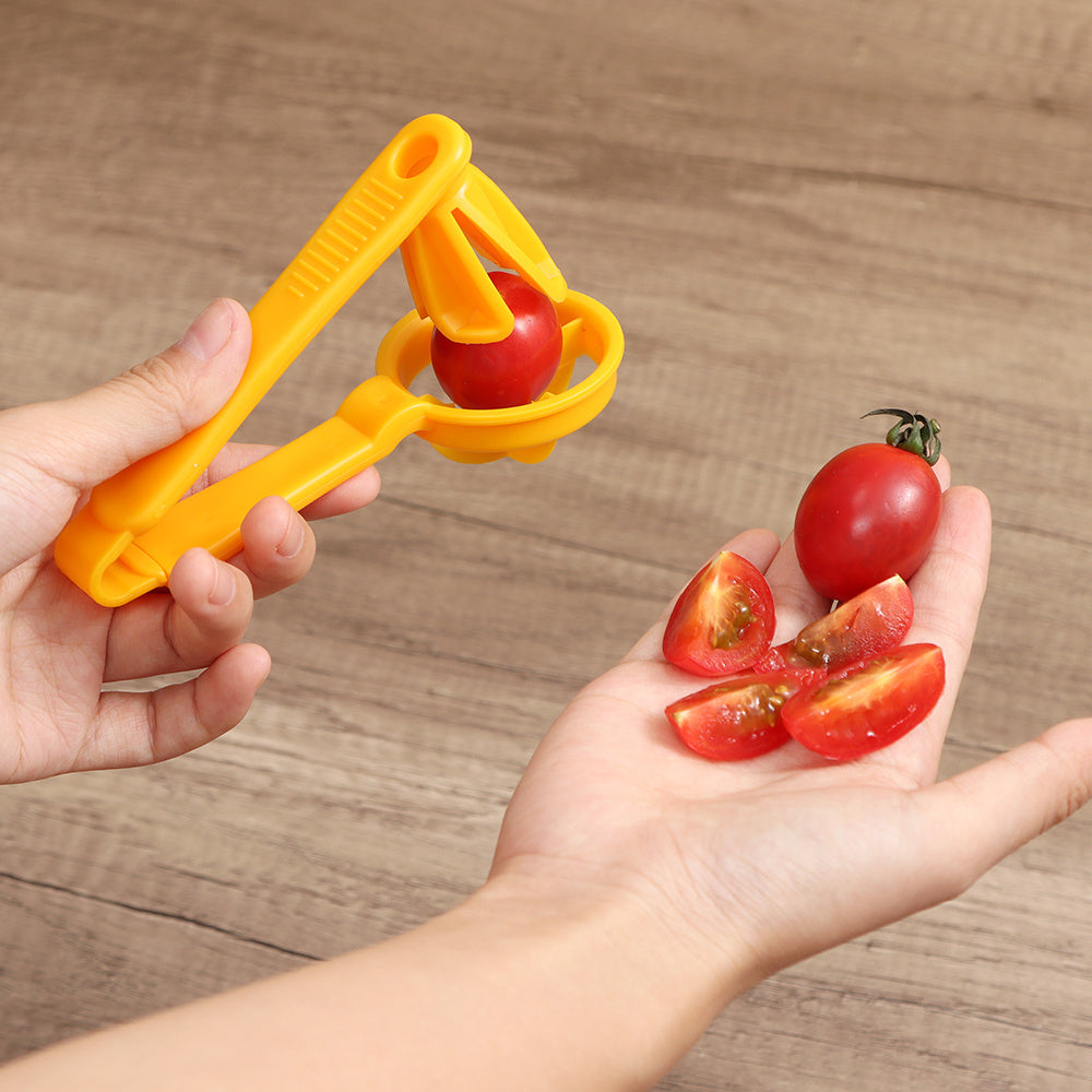 Tomato Slicer Cutter – Grape, Cherry & Small Fruit Cutting Tool