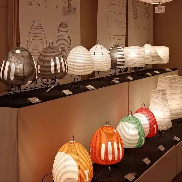 Japanese-style Floor Lamp Hotel Homestay Retro Rice Paper