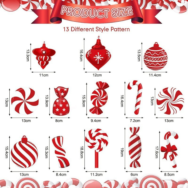 26-piece Candy Spiral Decorative Pendant