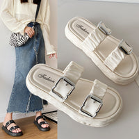 White, With Buckle