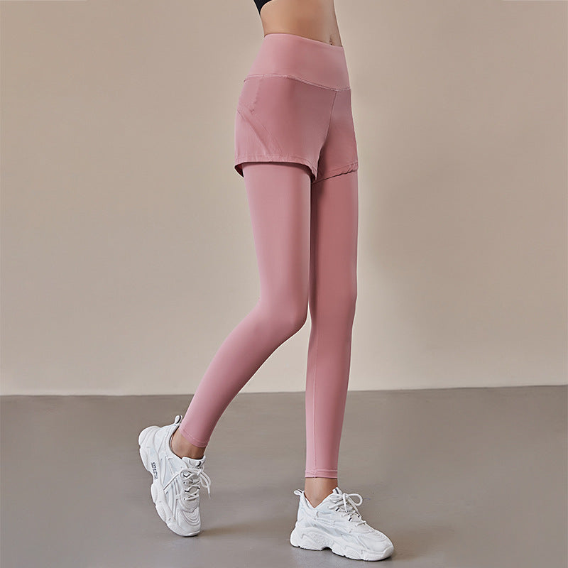 Peach Fitness Pants Running Training Sports Bottoming Leggings