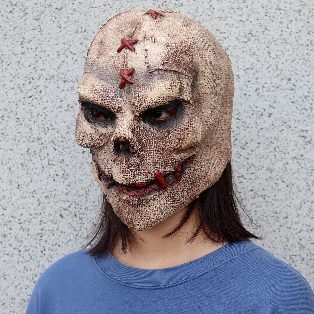 Halloween Stitching Horror Mask Cosplay Funny Dance Party Horror Thriller Headgear