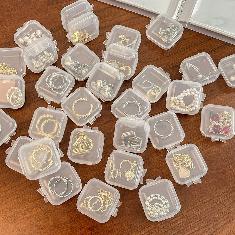 Transparent Ornament Storage Box Multifunctional Mini Storage