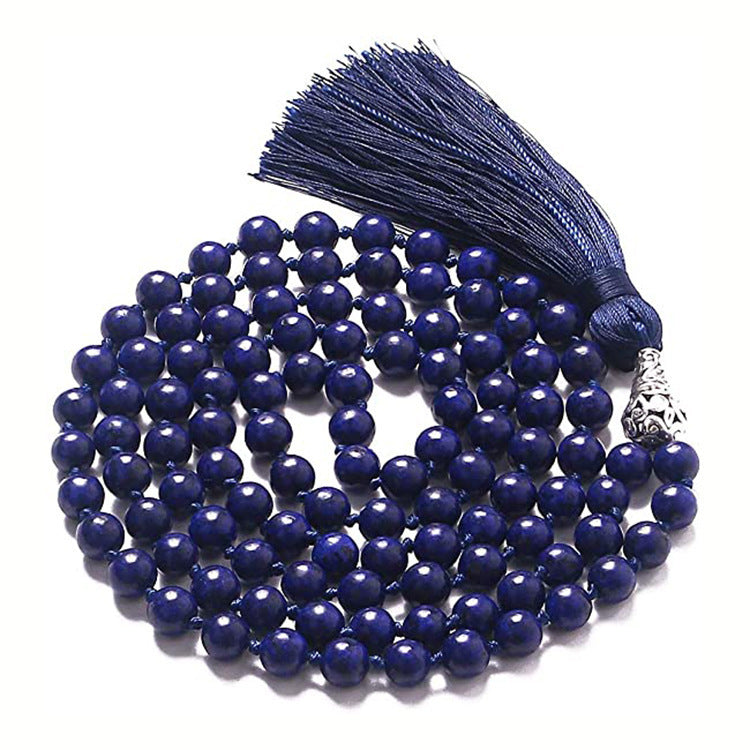 108 Beaded Bohemian Fenglan Agate Twin Bracelet
